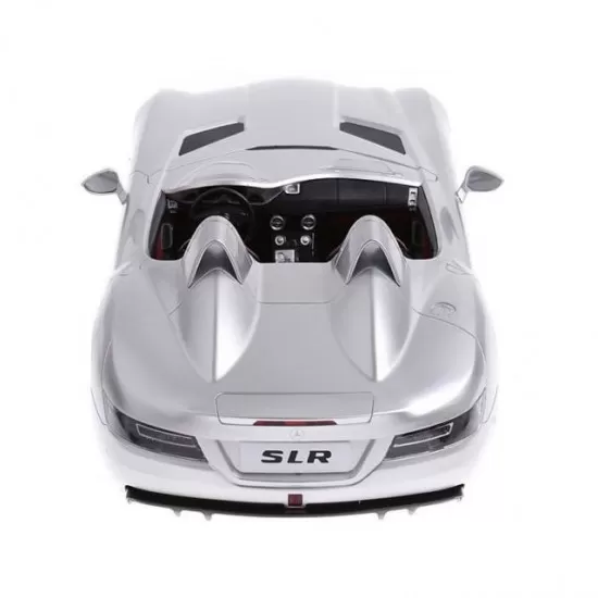 Masina cu telecomanda Mercedes-Benz SLR argintie scara 1:12