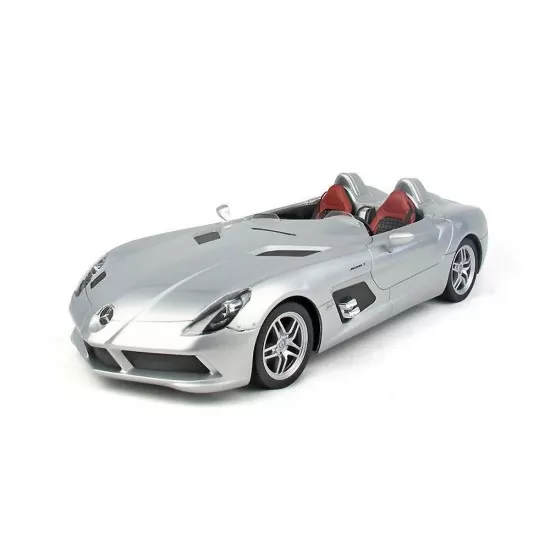 Masina cu telecomanda Mercedes-Benz SLR argintie scara 1:12