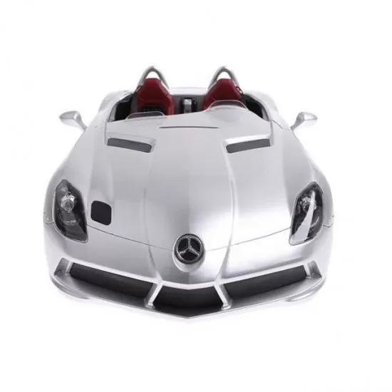Masina cu telecomanda Mercedes-Benz SLR argintie scara 1:12