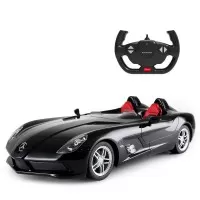 Masina cu telecomanda Mercedes Benz SLR neagra scara 1:12
