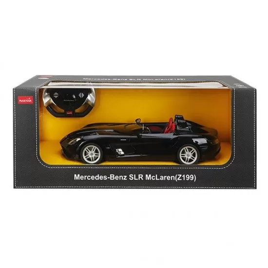 Masina cu telecomanda Mercedes Benz SLR neagra scara 1:12