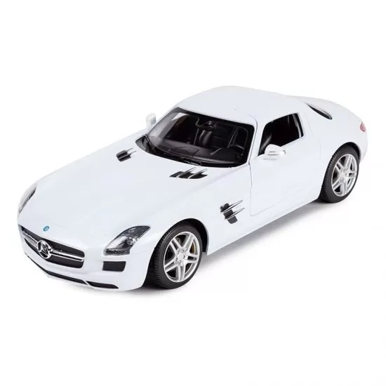 Masina cu telecomanda Mercedes-Benz SLS alb scara 1:14 Masina cu telecomanda Mercedes-Benz SLS alb scara 1:14