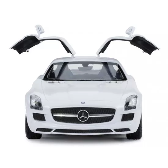 Masina cu telecomanda Mercedes-Benz SLS alb scara 1:14 Masina cu telecomanda Mercedes-Benz SLS alb scara 1:14