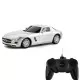Masina cu telecomanda Mercedes-Benz SLS AMG argintie scara 1:24 Masina cu telecomanda Mercedes-Benz SLS AMG argintie scara 1:24