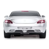Masina cu telecomanda Mercedes-Benz SLS AMG argintie scara 1:24