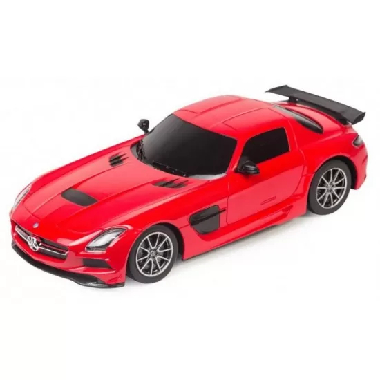 Masina cu telecomanda Mercedes-Benz SLS AMG rosu cu scara 1:18 Masina cu telecomanda Mercedes-Benz SLS AMG rosu cu scara 1:18