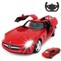 Masina cu telecomanda Mercedes-Benz SLS rosu scara 1:14