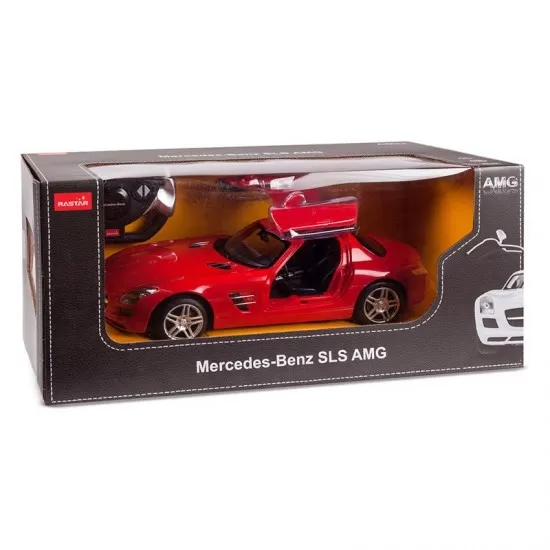 Masina cu telecomanda Mercedes-Benz SLS rosu scara 1:14 Masina cu telecomanda Mercedes-Benz SLS rosu scara 1:14