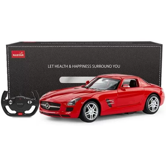 Masina cu telecomanda Mercedes-Benz SLS rosu scara 1:14 Masina cu telecomanda Mercedes-Benz SLS rosu scara 1:14