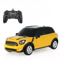 Masina cu telecomanda Mini Cooper S Countryman galben cu scara 1:24