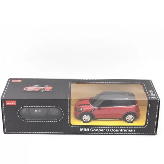 Masina cu telecomanda Mini Cooper S Countryman rosu cu scara 1:24