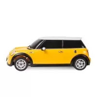 Masina cu telecomanda Mini Cooper galben 1:18