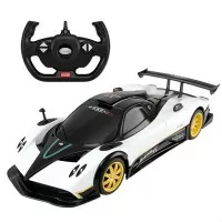 Masinuta cu telecomanda Pagani Zonda R alb scara 1:14