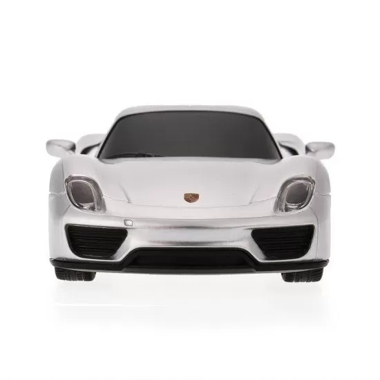 Masina cu telecomanda Porsche 918 Spyder argintiu scara 1:24 Masina cu telecomanda Porsche 918 Spyder argintiu scara 1:24