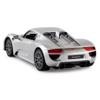 Masina cu telecomanda Porsche 918 Spyder argintiu scara 1:14