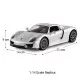 Masina cu telecomanda Porsche 918 Spyder argintiu scara 1:14 Masina cu telecomanda Porsche 918 Spyder argintiu scara 1:14