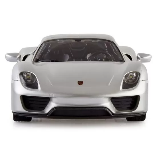 Masina cu telecomanda Porsche 918 Spyder argintiu scara 1:14 Masina cu telecomanda Porsche 918 Spyder argintiu scara 1:14