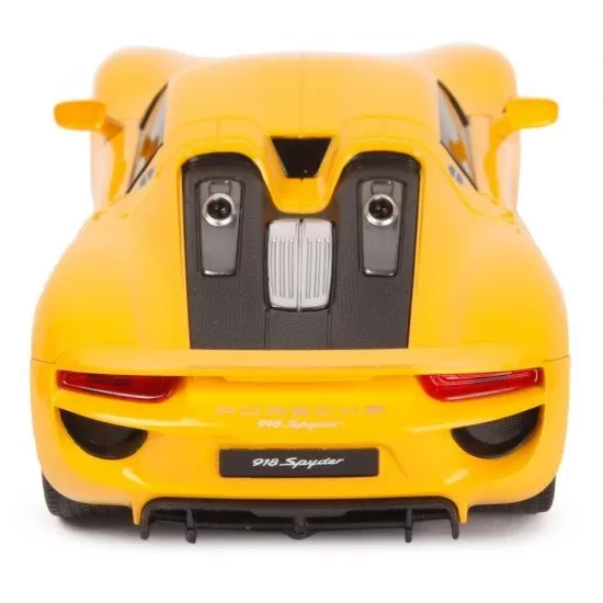Masinuta cu telecomanda Porche 918 Spyder galben scara 1:24 Masinuta cu telecomanda Porche 918 Spyder galben scara 1:24