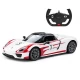 Masina cu telecomanda Porsche 918 Spyder Weissach alb scara 1:14