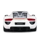 Masina cu telecomanda Porsche 918 Spyder Weissach alb scara 1:14