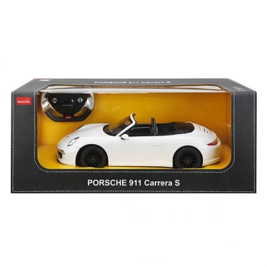 Masina cu telecomanda Porche Carrera S alb scara 1:12 Masina cu telecomanda Porche Carrera S alb scara 1:12