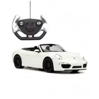 Masina cu telecomanda Porche Carrera S alb scara 1:12
