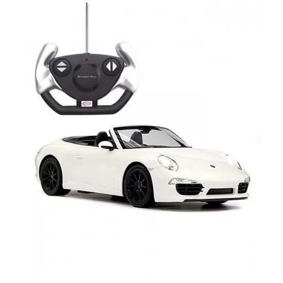 Masina cu telecomanda Porche Carrera S alb scara 1:12 Masina cu telecomanda Porche Carrera S alb scara 1:12