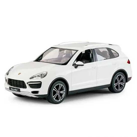 Masina cu telecomanda Porsche Cayenne Turbo alb scara 1:14 Masina cu telecomanda Porsche Cayenne Turbo alb scara 1:14