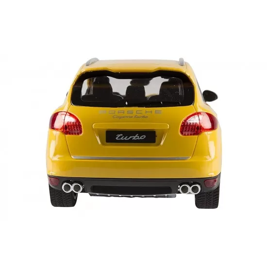 Masinuta cu telecomanda Porche Cayenne Turbo galben scara 1:14