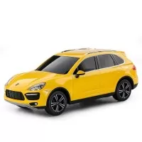 Masina cu telecomanda Porsche Cayenne Turbo galben scara 1:24