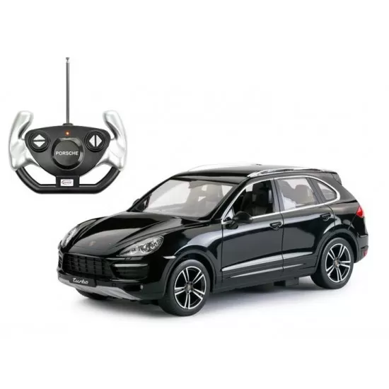 Masinuta cu telecomanda Porche Cayenne Turbo negru scara 1:14 Masinuta cu telecomanda Porche Cayenne Turbo negru scara 1:14