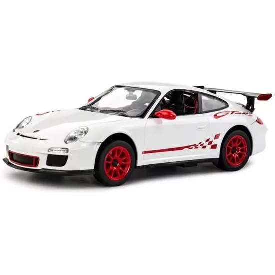 Masina cu telecomanda Porsche GT3 alb scara 1:14 Masina cu telecomanda Porsche GT3 alb scara 1:14