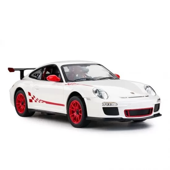 Masina cu telecomanda Porsche GT3 alb scara 1:14 Masina cu telecomanda Porsche GT3 alb scara 1:14