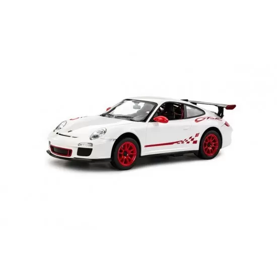 Masina cu telecomanda Porsche GT3 alb scara 1:14 Masina cu telecomanda Porsche GT3 alb scara 1:14