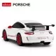 Masina cu telecomanda Porsche GT3 RS alb cu scara 1:24 Masina cu telecomanda Porsche GT3 RS alb cu scara 1:24