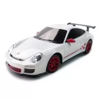 Masina cu telecomanda Porsche GT3 RS alb cu scara 1:24