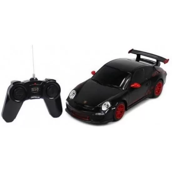 Masina cu telecomanda Porsche GT3 RS negru scara 1:24 Masina cu telecomanda Porsche GT3 RS negru scara 1:24
