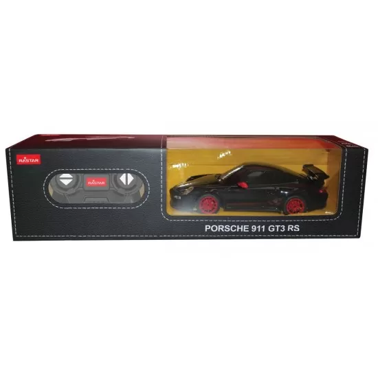 Masina cu telecomanda Porsche GT3 RS negru scara 1:24 Masina cu telecomanda Porsche GT3 RS negru scara 1:24