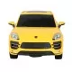 Masina cu telecomanda Porsche Macan Turbo galben scara 1:24