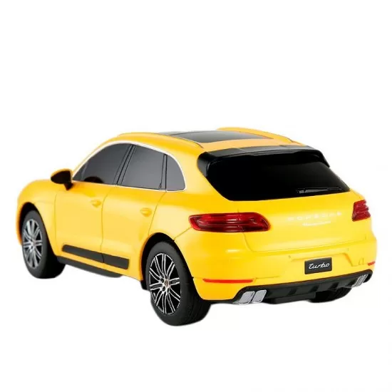 Masina cu telecomanda Porsche Macan Turbo galben scara 1:14 Masina cu telecomanda Porsche Macan Turbo galben scara 1:14