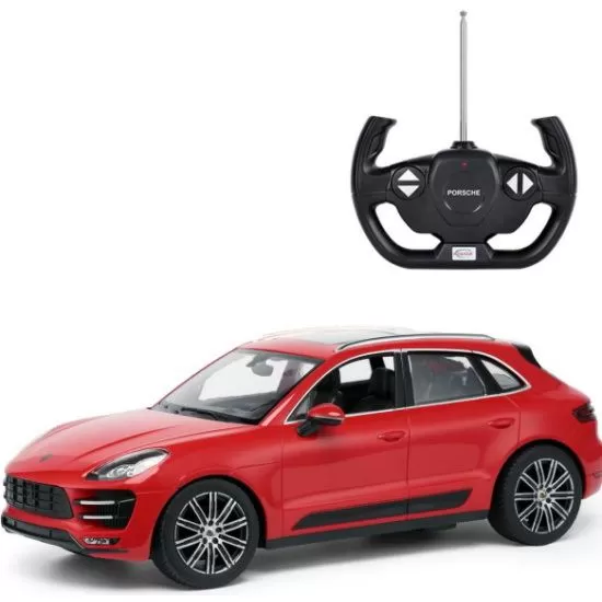 Masina cu telecomanda Porsche Macan Turbo rosu scara 1:14 Masina cu telecomanda Porsche Macan Turbo rosu scara 1:14