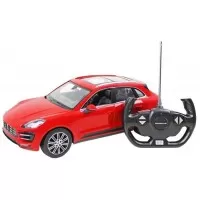 Masina cu telecomanda Porsche Macan Turbo rosu scara 1:14