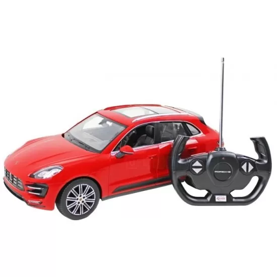 Masina cu telecomanda Porsche Macan Turbo rosu scara 1:14 Masina cu telecomanda Porsche Macan Turbo rosu scara 1:14