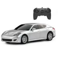 Masina cu telecomanda Porsche Panamera alb cu scara 1: 24