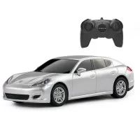 Masina cu telecomanda Porsche Panamera argintiu cu scara 1:24
