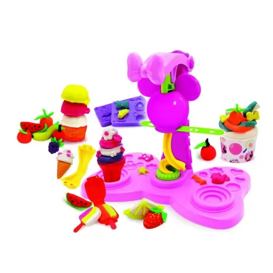 Masina de inghetata a lui Minnie cu plastilina Masina de inghetata a lui Minnie cu plastilina