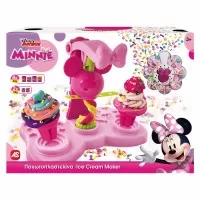 Masina de inghetata cu plastilina Minnie si decoratiuni colorate