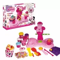 Masina de inghetata cu plastilina Minnie si decoratiuni colorate