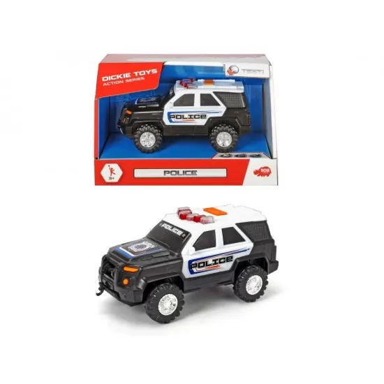 Masina de politie cu sunete si lumini 15 cm Dickie Toys