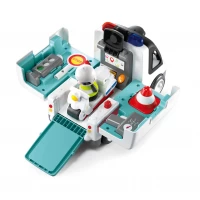 Set de joaca masina de politie 2 in 1 cu accesorii